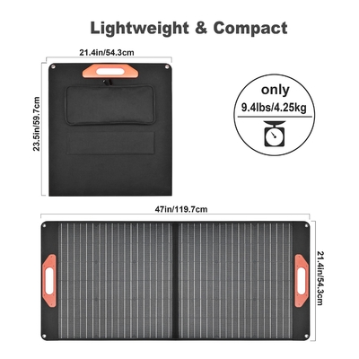 van de de Ladersmacht van 100w Etfe Zonne de Bankcomité voor Summer Camping Van RV