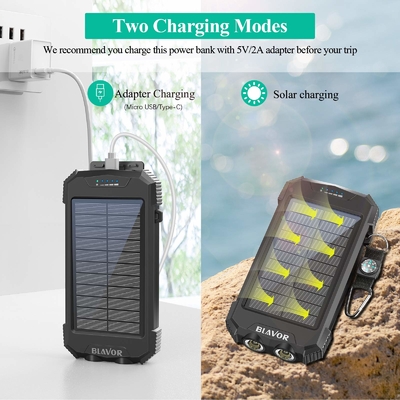 De Zonnemachtsbank van de Qi Draadloze 10000mAh Draagbare Lader voor Telefoon en Laptop
