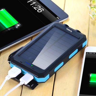 ODM Universele Reserve Zonne Aangedreven het Paklader 20000mah van de Machtsbank
