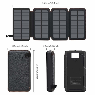 OEM 25000mAh 6W Zonne Aangedreven de Laderscomité van de Machtsbank voor Mobiele Telefoon