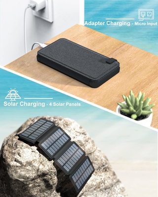 OEM 25000mAh 6W Zonne Aangedreven de Laderscomité van de Machtsbank voor Mobiele Telefoon