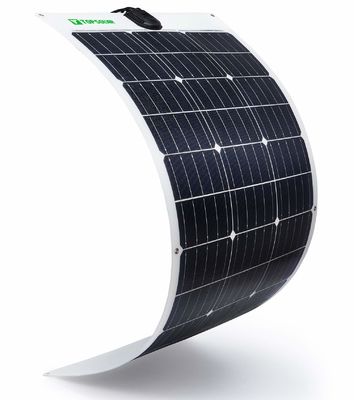 Flexibel Dun Zonnepanelen12v 24V Bendable 100w Monocrystalline Zonnepaneel