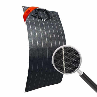 100 Watts maken Flexibele Monocrystalline Zonnepaneel Mono Zonnemodule voor rv waterdicht
