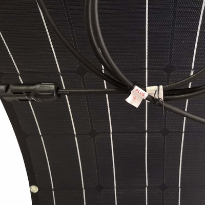 100 Watts maken Flexibele Monocrystalline Zonnepaneel Mono Zonnemodule voor rv waterdicht