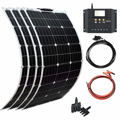 Monocrystalline Flexibel Amorf Zonnepaneel 100W 12V 400W 40A