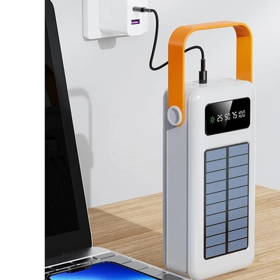 30000mAh 100000mAh 120000 de Zonnemachtsbank van Mah Solar Charger Detachable Cable met Sleutelkoord