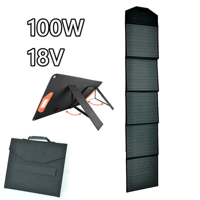 Flexibel 5 de Zonnecelcomité van het Vouwen Vouwbaar Zonnepaneel 100W 18v voor Huis Openlucht