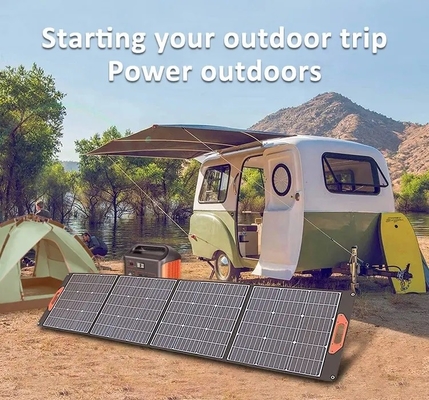 Het mono Vouwbare Zonnepaneel van het Zonnecellen Draagbare Zonnepaneel 200W met USB-Output