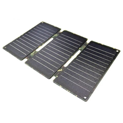 12V USB-Monocrystalline het Silicium Vouwbare Zonnepanelen van het Laders Draagbare Zonnepaneel 21W