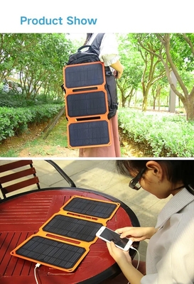Mini Small Solar Panel 15W Openlucht Waterdicht Draagbaar Gevouwen Sola Panels