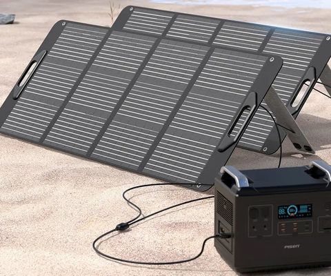 Vouwbare het Zonnepaneel Flexibele Ladende Waterdichte Volledige Zwarte van Mini Outdoor 100w