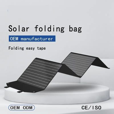 Het zwarte Flexibele Draagbare Vouwbare Zonnepaneel van 100w voor Laptop Lader/Openlucht Kamperen