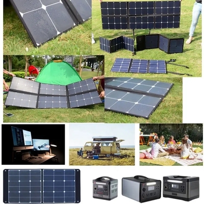 Lichtgewicht Waterdichte 100w die Zonnepaneel Zonne Algemene Lader voor Openlucht vouwen