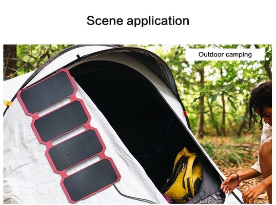 28w gevouwen Sunpower-Zonnepanelen Flexibele Zak 12v/15v met Machtsuitrustingen voor het Kamperen