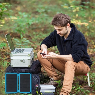 Draagbaar opvouwbaar zonnepaneel 10W Power Charger Voor kamperen Reis Wandelen