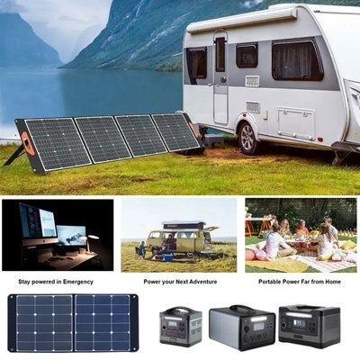 De nieuwe hoog rendement 120w draagbare vouwende carport het kamperen zonneuitrustingen van de zonnepaneel100w 200W caravan met USB-output