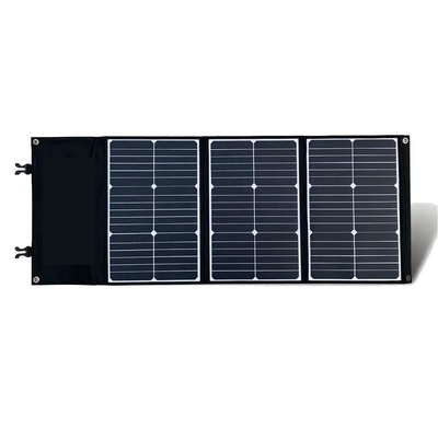 De vouwbare Krachtcentrale Draagbare Sunpower 6 Vouwen ETFE 60W 110w 220w van de Zonnepaneelhandtas