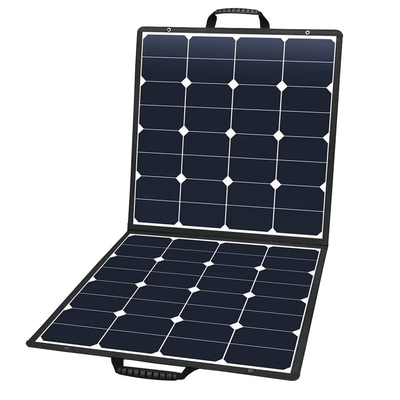 De vouwbare Krachtcentrale Draagbare Sunpower 6 Vouwen ETFE 60W 110w 220w van de Zonnepaneelhandtas