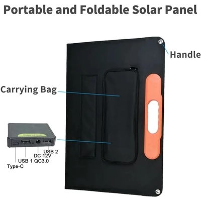 Hoog rendementzonnepanelen Vouwbare Waterdichte 21W 40W 60W 80W 120W 200W