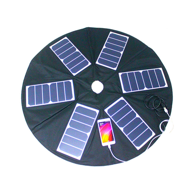 De waterdichte Draagbare Lader 39w van het Paraplu Vouwbare Zonnepaneel met 2 Usb Output