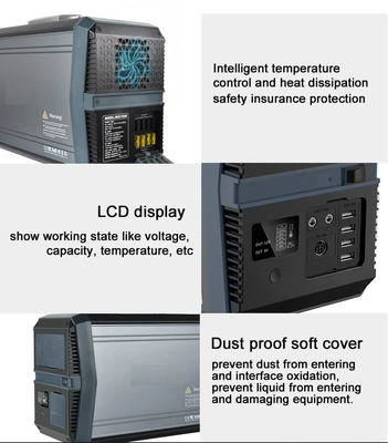 de Zonnegenerator 1000W van 110V 220V Li Ion Power Station Bank Energy
