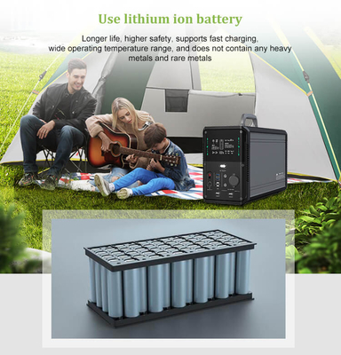 Steun van de de Generator Zonne Draagbare Voeding van 1380Wh Lifepo4 de Zonne