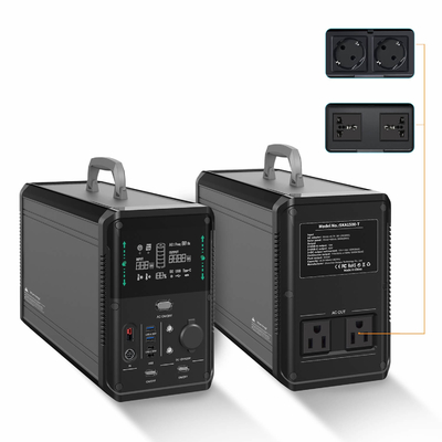 Steun van de de Generator Zonne Draagbare Voeding van 1380Wh Lifepo4 de Zonne