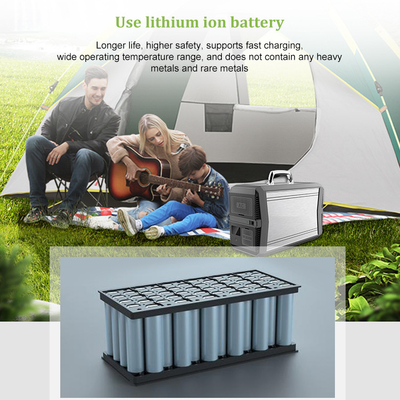 Draagbare Zonne Navulbare de Krachtcentralegenerator 1000W Li-Ion Battery Multiple Output van MPPT